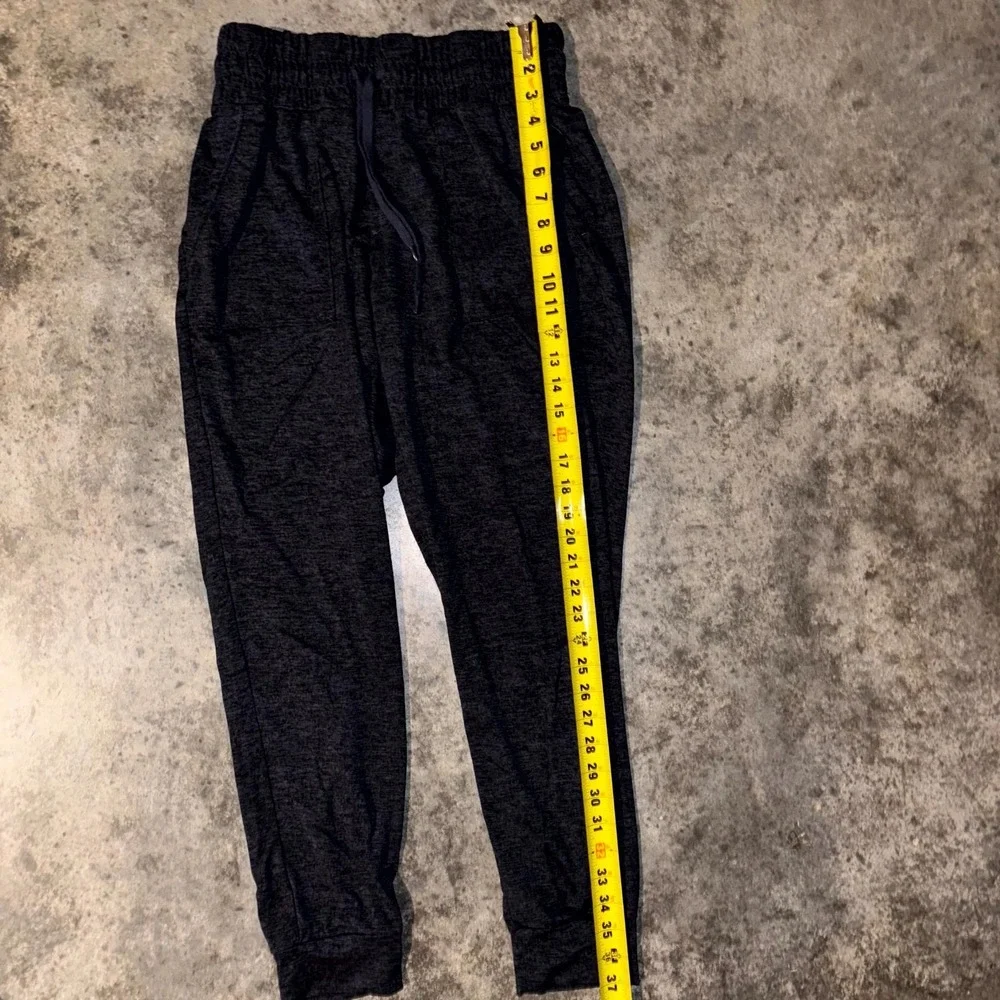 Mondetta Jogger Pants Womens Medium Charcoal Heather Stretch Tapered Leg Gym - Picture 4 of 8
